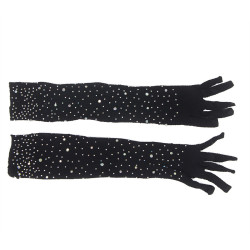 Subblime - 957469Gants Shine Transparents Noirs S/M